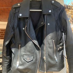 Vegan Leather Moto Jacket